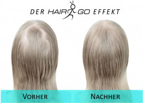 HAIR&GO, Streuhaar, dunkelbraun 25 gr